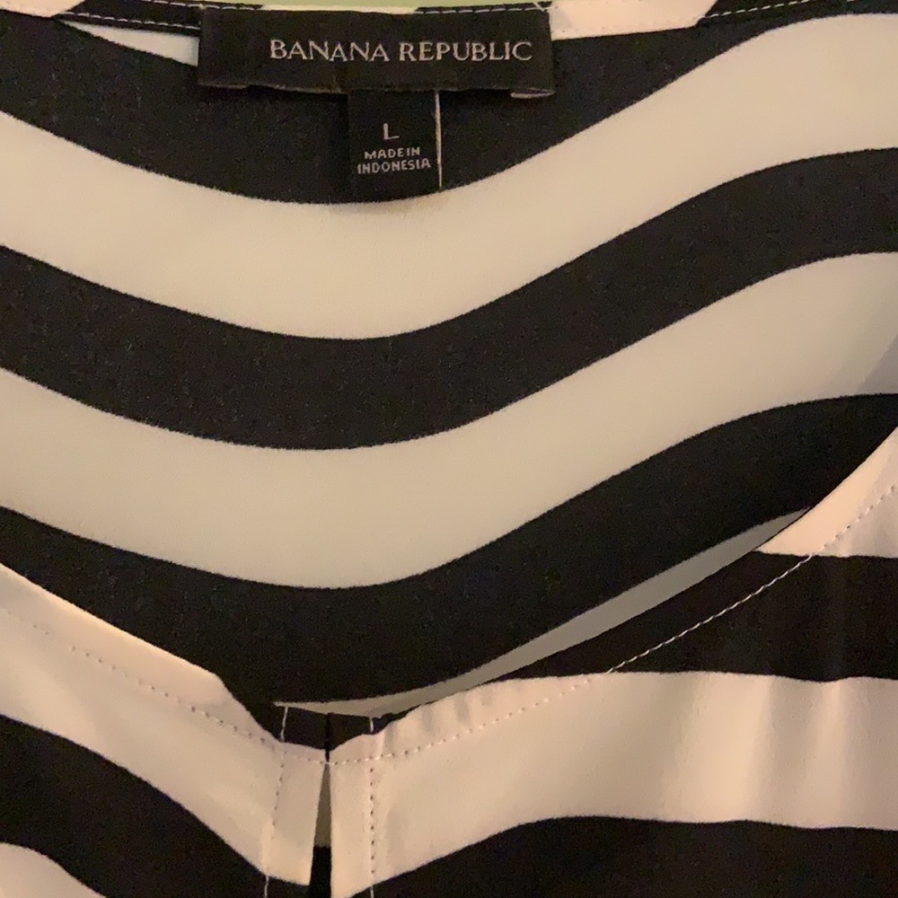 Striped wrap blouse - Picture 3 of 3